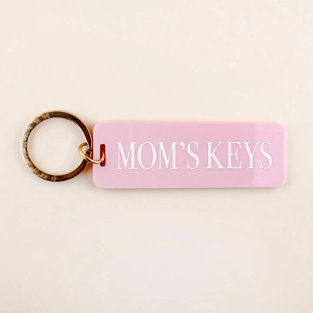 Mom's Keys Rectangle Keychain