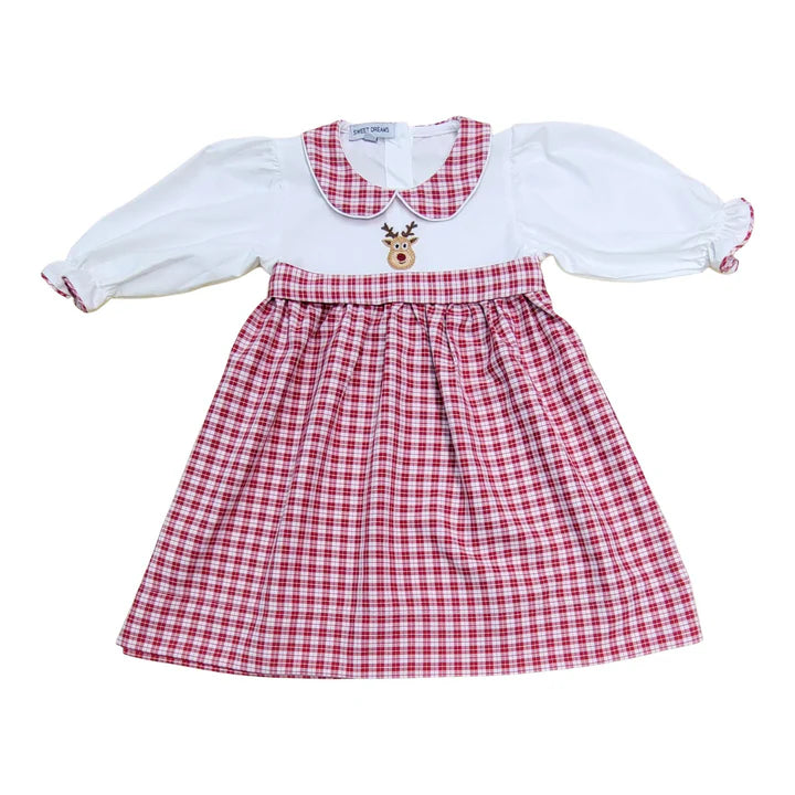 Rudolph plaid dress