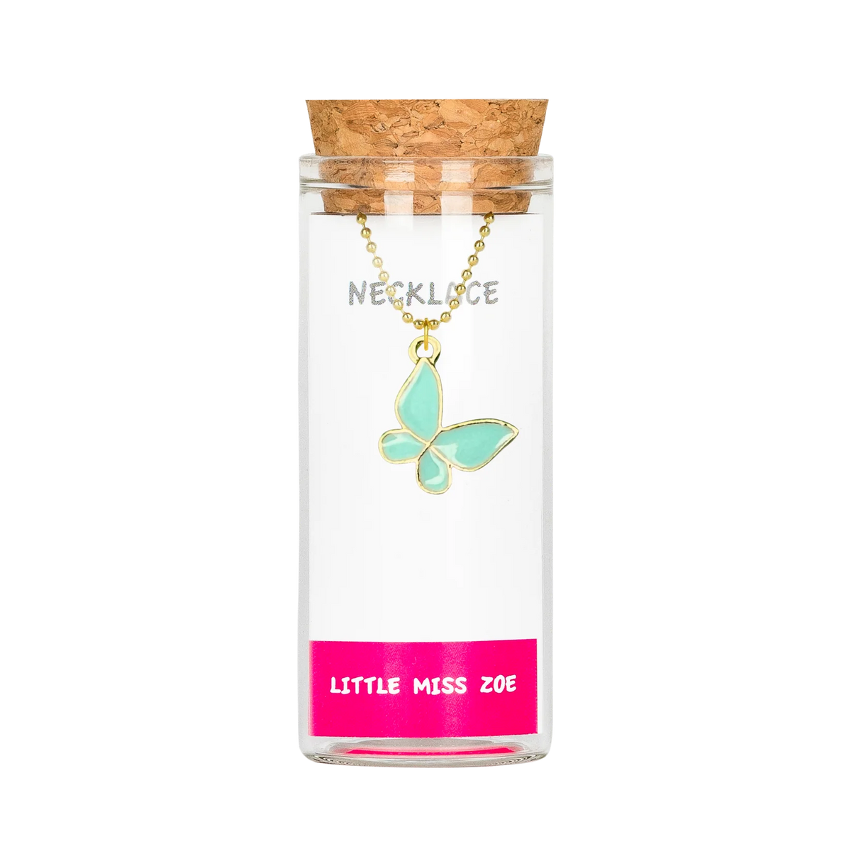 Butterfly Necklace in a Bottle