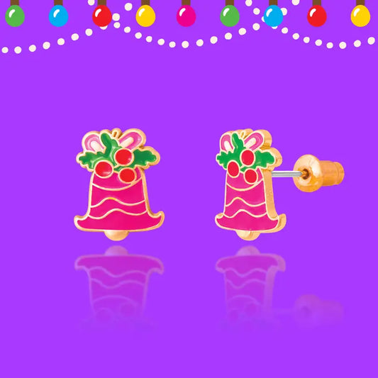Jingle Bell Delight Stud Earrings