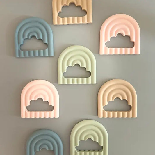 Rainbow Teether | Slate