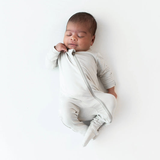 Zipper Footie | Oat