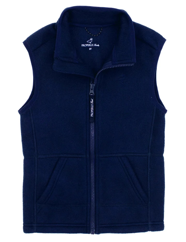 Boys Blake Vest Navy