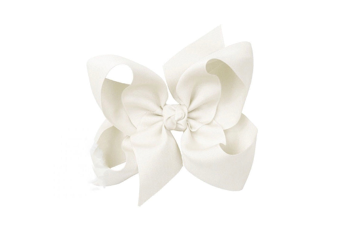 Bow with clip | Antique White