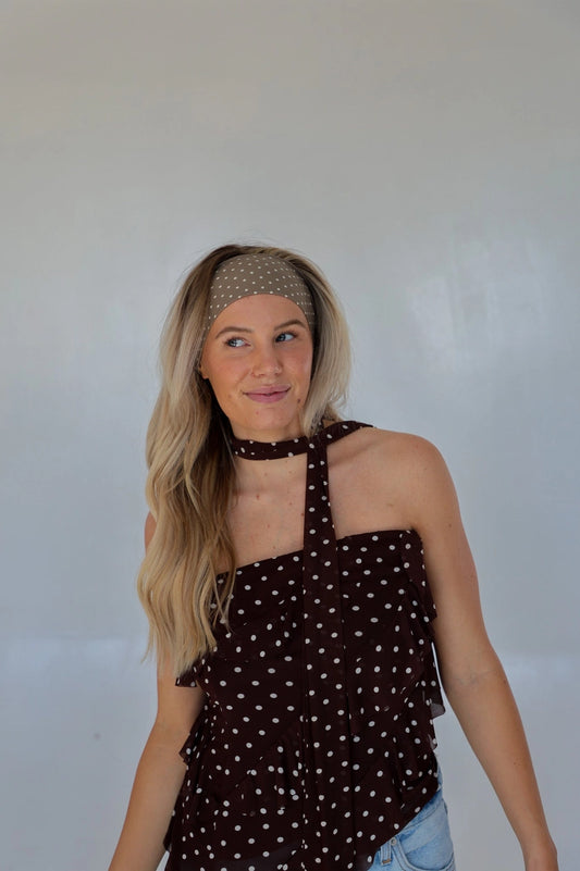 Polka Dot Soft Headband