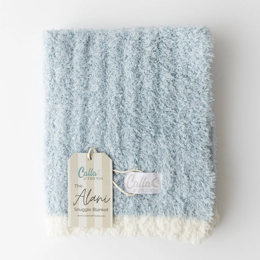 The Alani Snuggle Blanket - Powder Blue