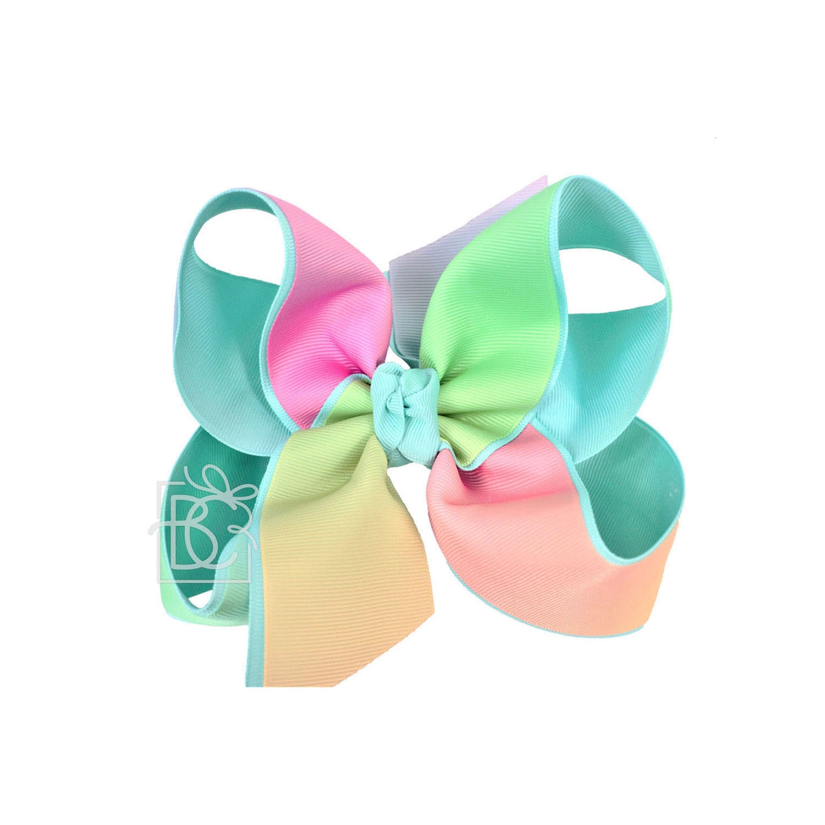 Small Bow with clip | Rainbow