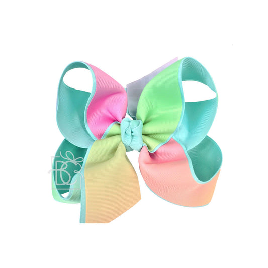 Small Bow with clip | Rainbow