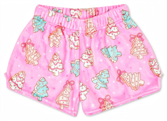 Holiday Cakes Plush Shorts