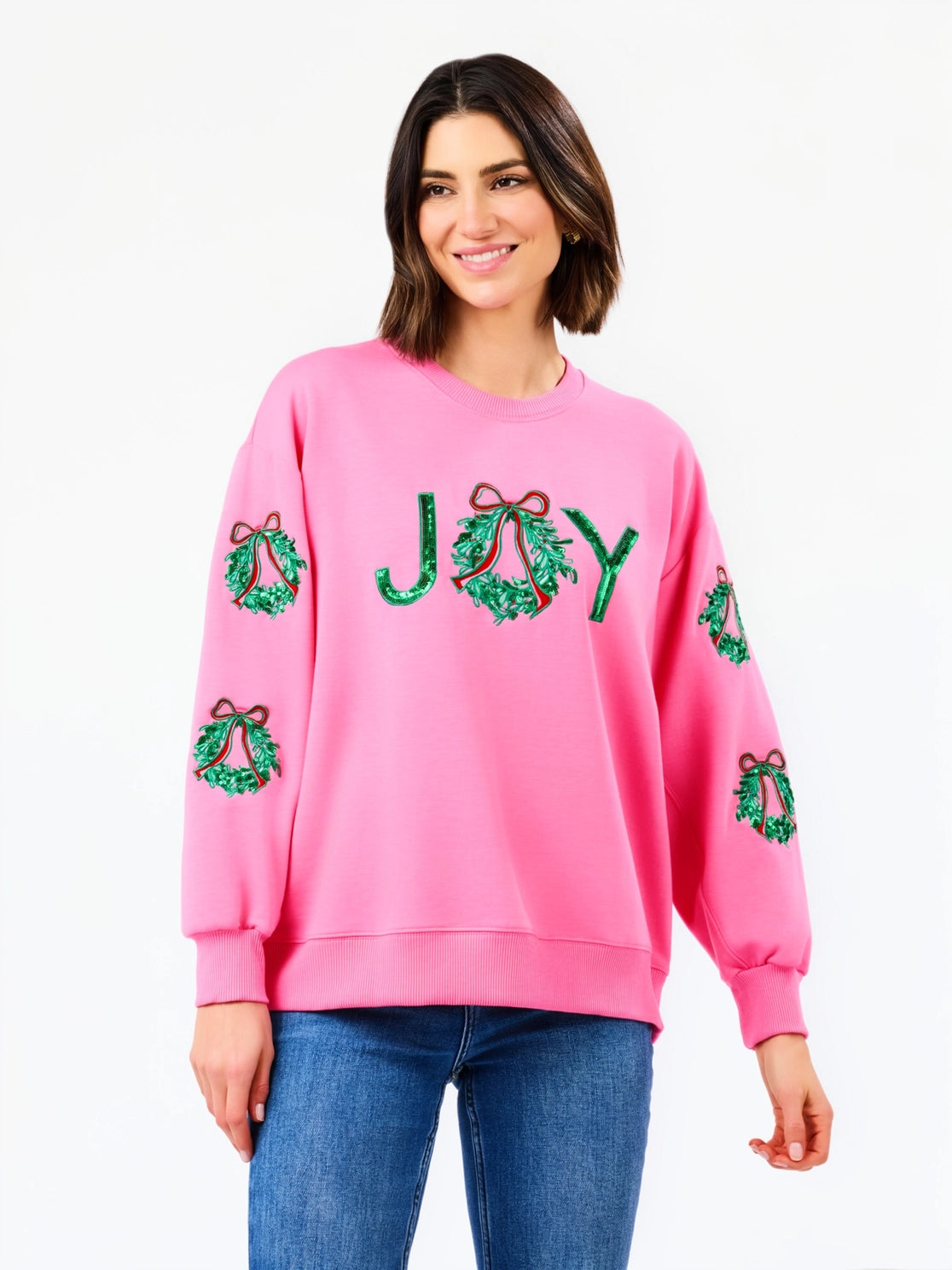 Sarah Sweatshirt | Joy Wreath
