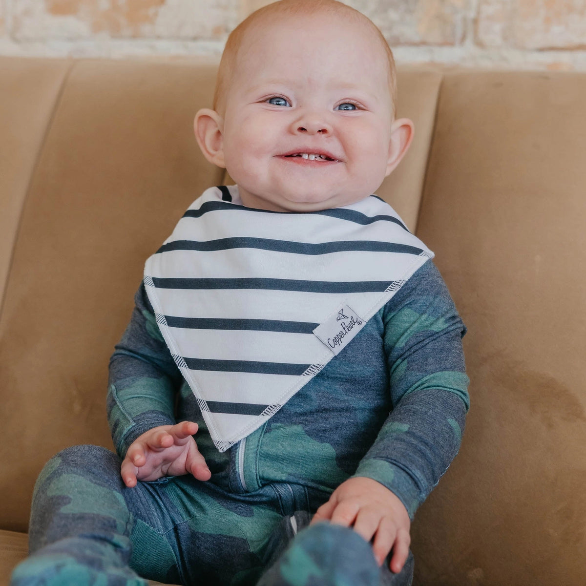 4 Pack Baby Bandana Bibs - Hunter