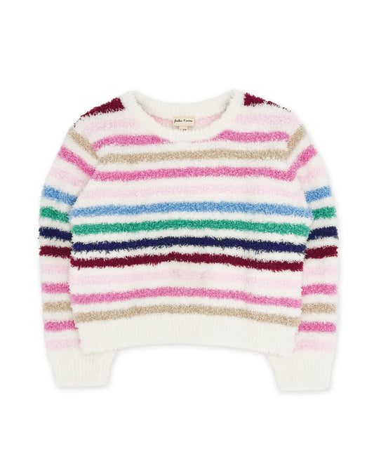 Dreamer Stripe Sweater - Multi Stripe Plush