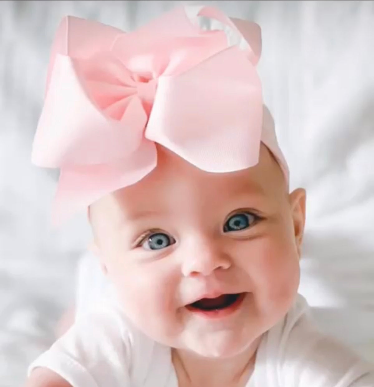 Noah Headband Bow | Light Pink