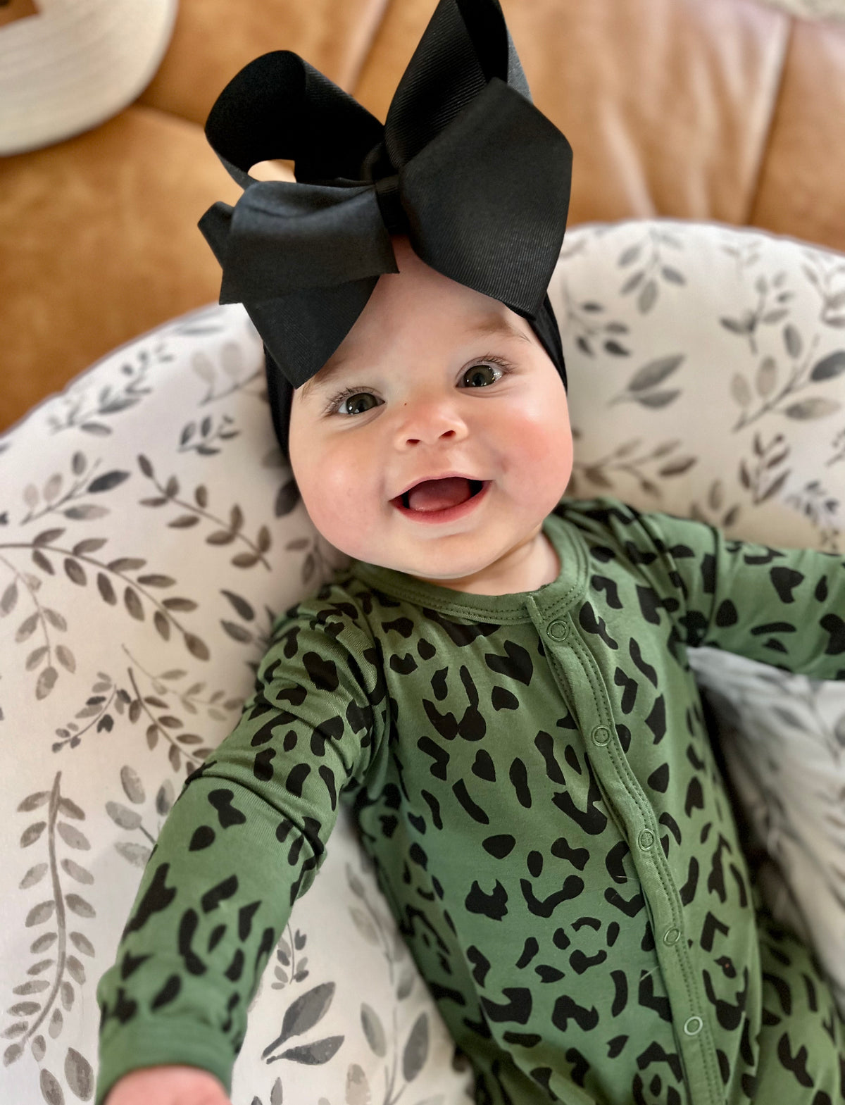 Noah Headband Bow | Black