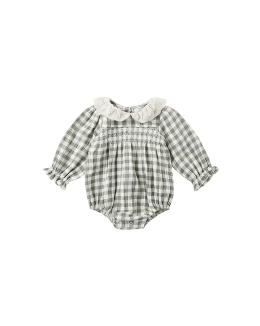 Callie Romper || Forest Check