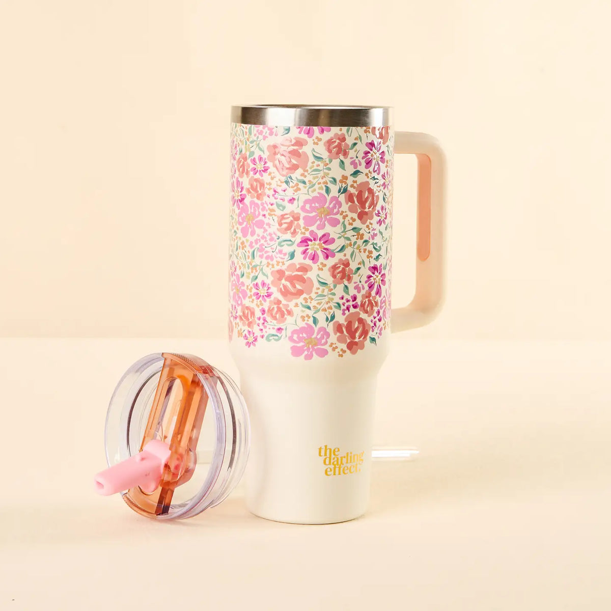 40 oz Lifestyle Flip Straw Tumbler | Secret Garden Pink