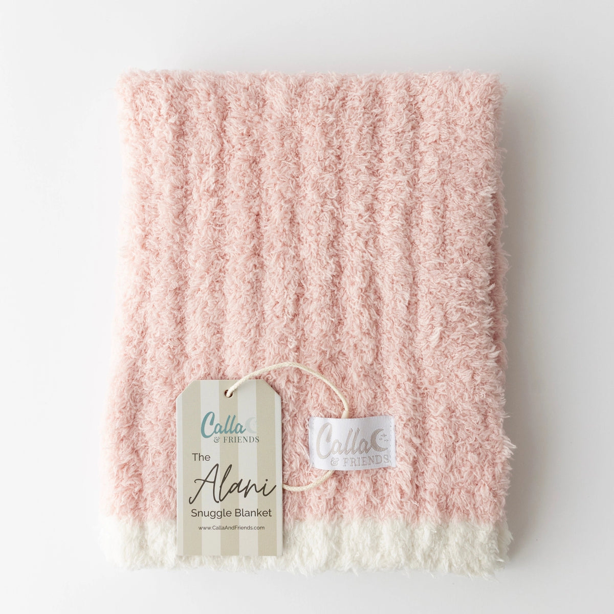 The Alani Snuggle Blanket - Petal Pink
