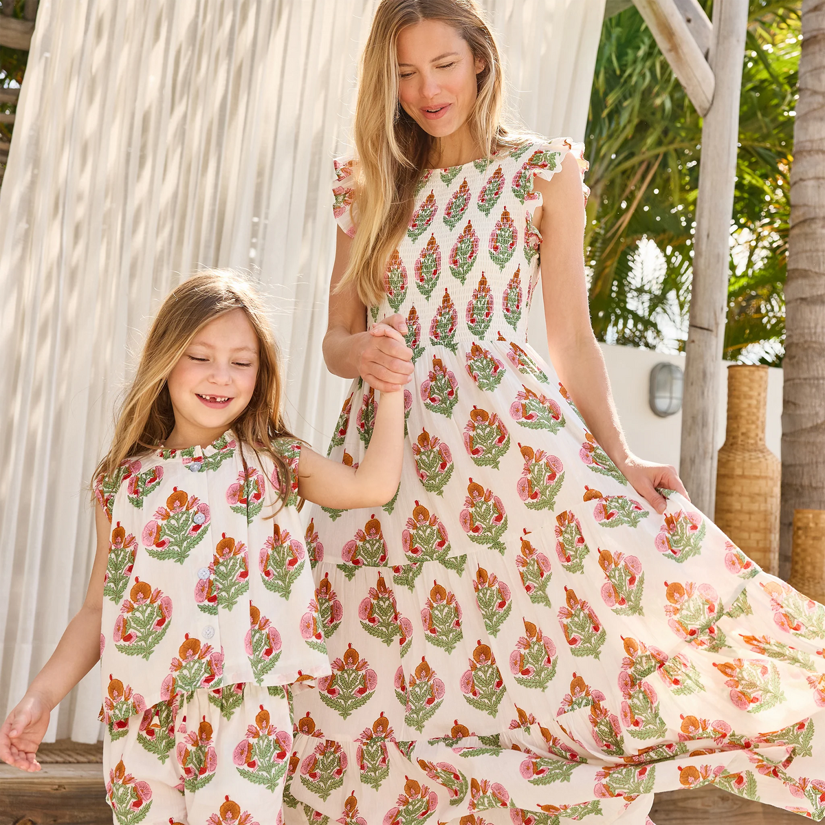 Womens Sen Dress | Pink Bellflower