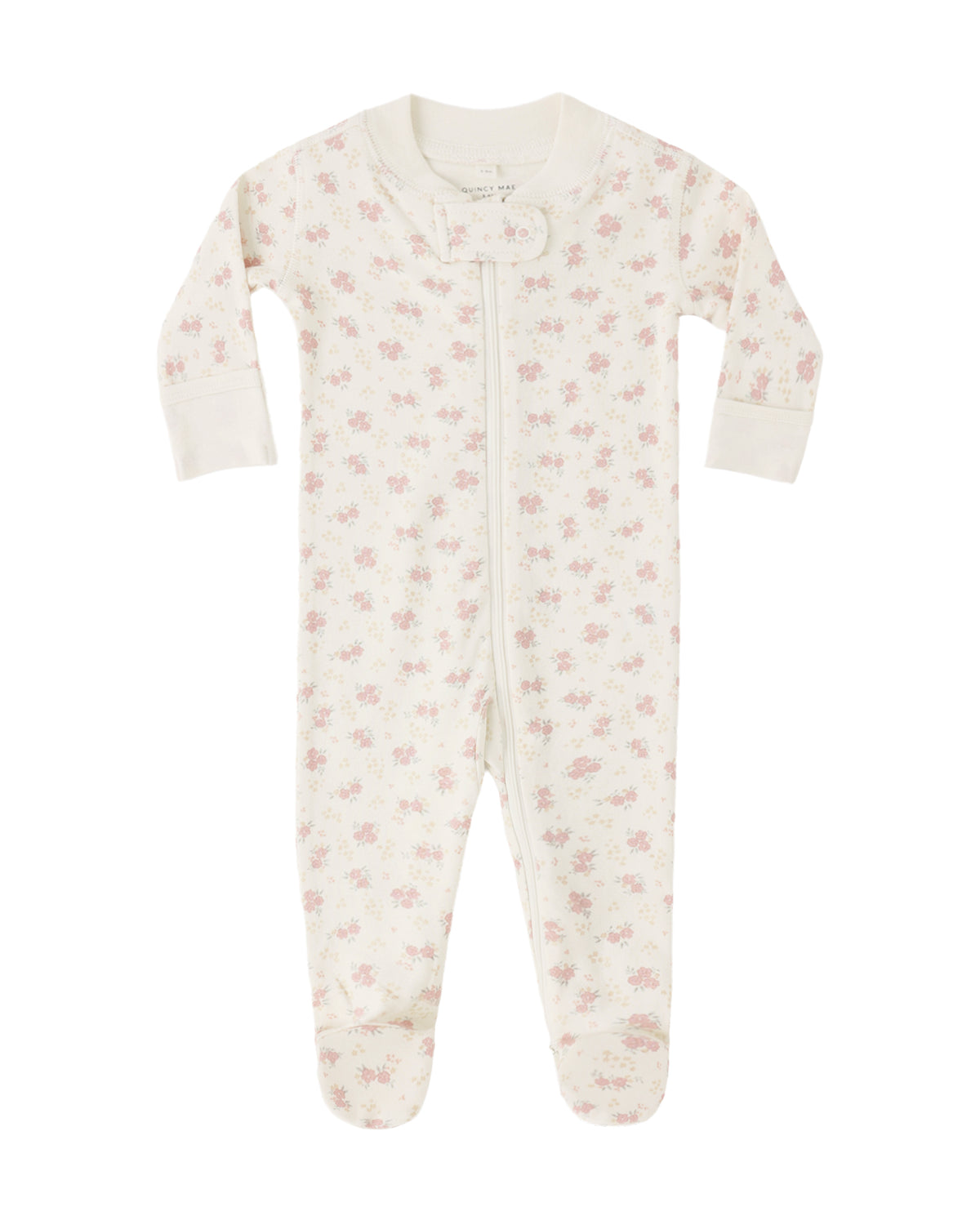 Zipper Footie  | Flower Field
