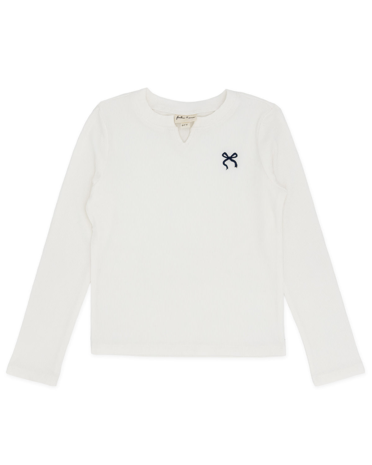 Hannah Rib Top - Ivory