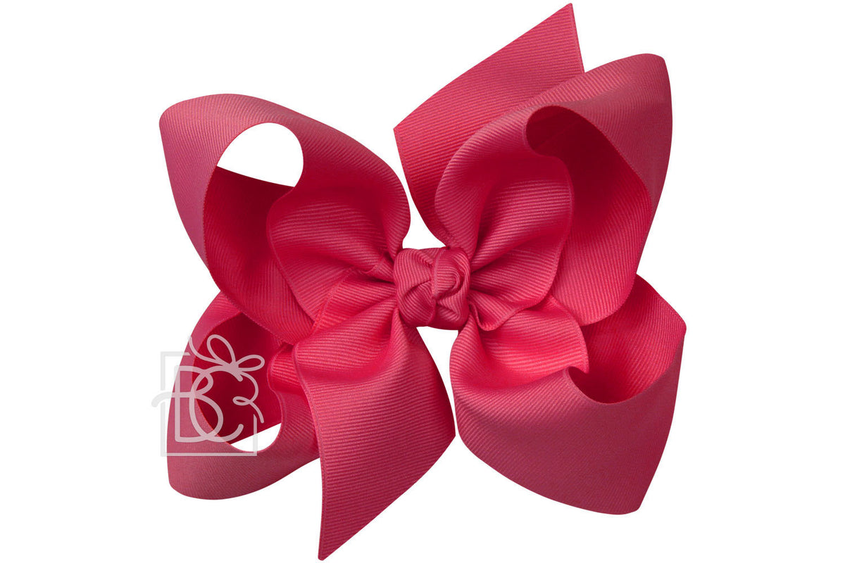 Bow with clip | Fuchsia